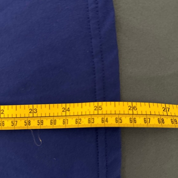 Royal Blue Long Sleeve Cut Out Crew Neck Tee Shirt Size XXL Pre-owned - Picture 9 of 9